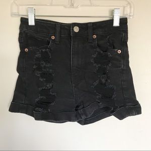 American Eagle Outfitters Distressed Mom Short 00